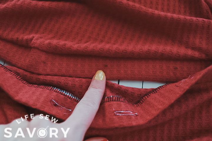 mark button placement