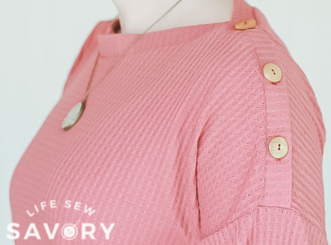 button neckline sewing hack