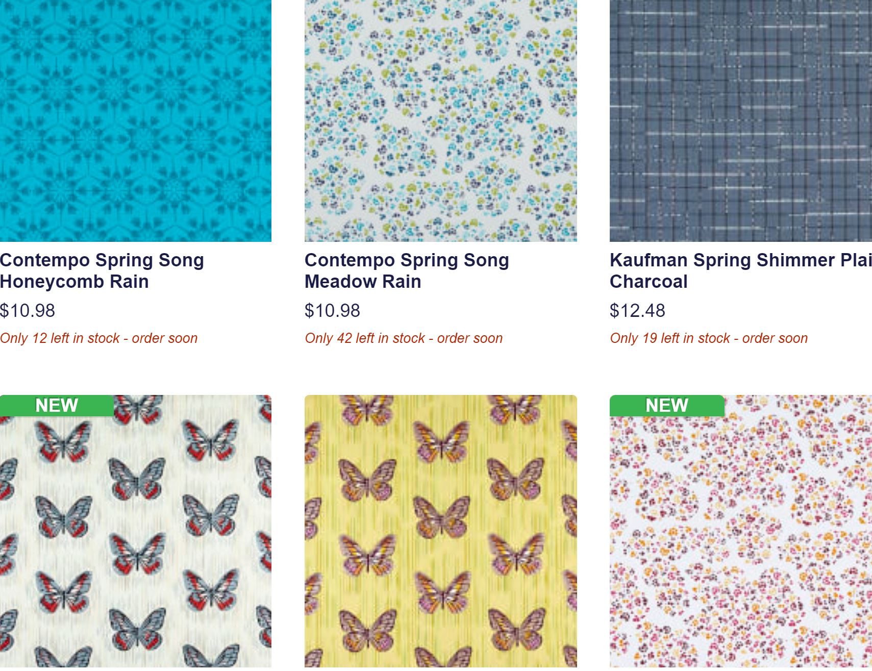 spring cotton fabric