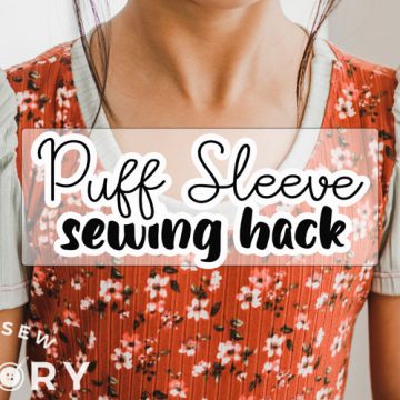 how to sew puff sleeves tutorial