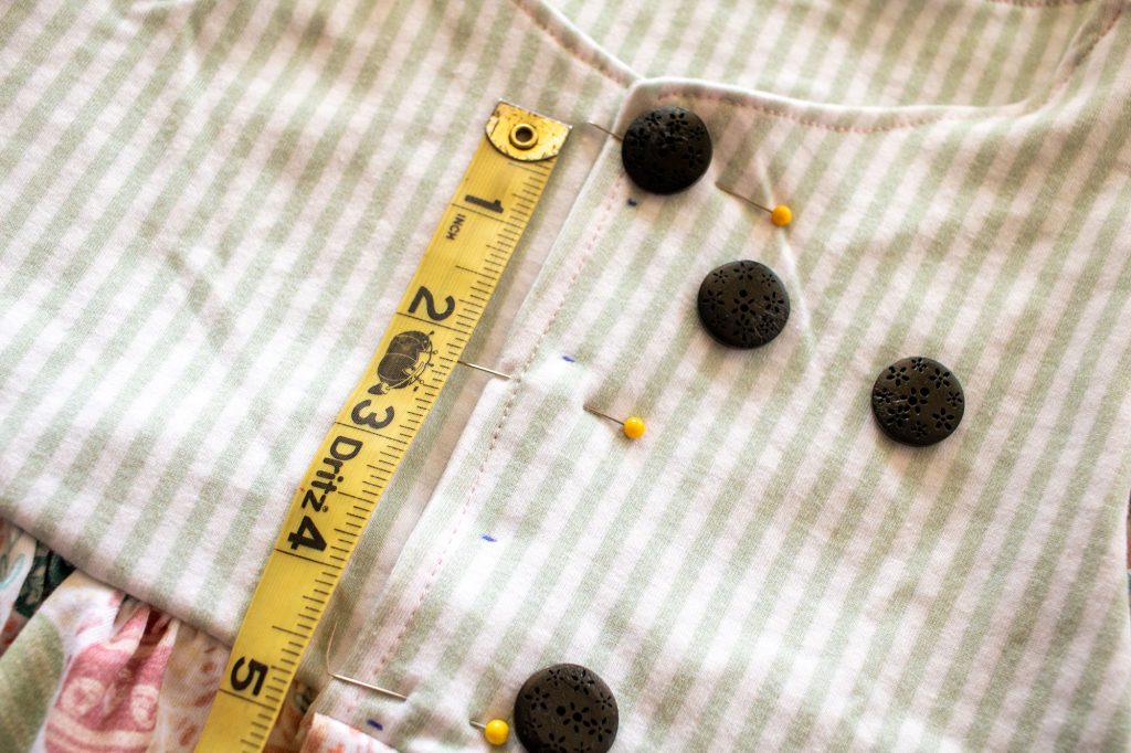 mark button placement