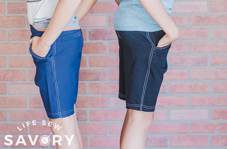 sew shorts with a free pattern