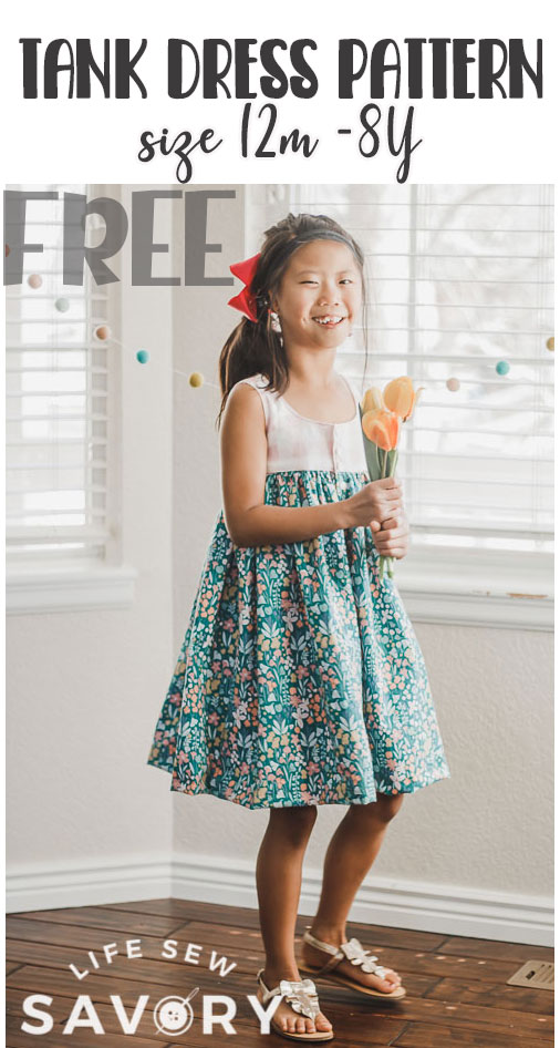 Tank Dress Pattern free PDF Life Sew Savory