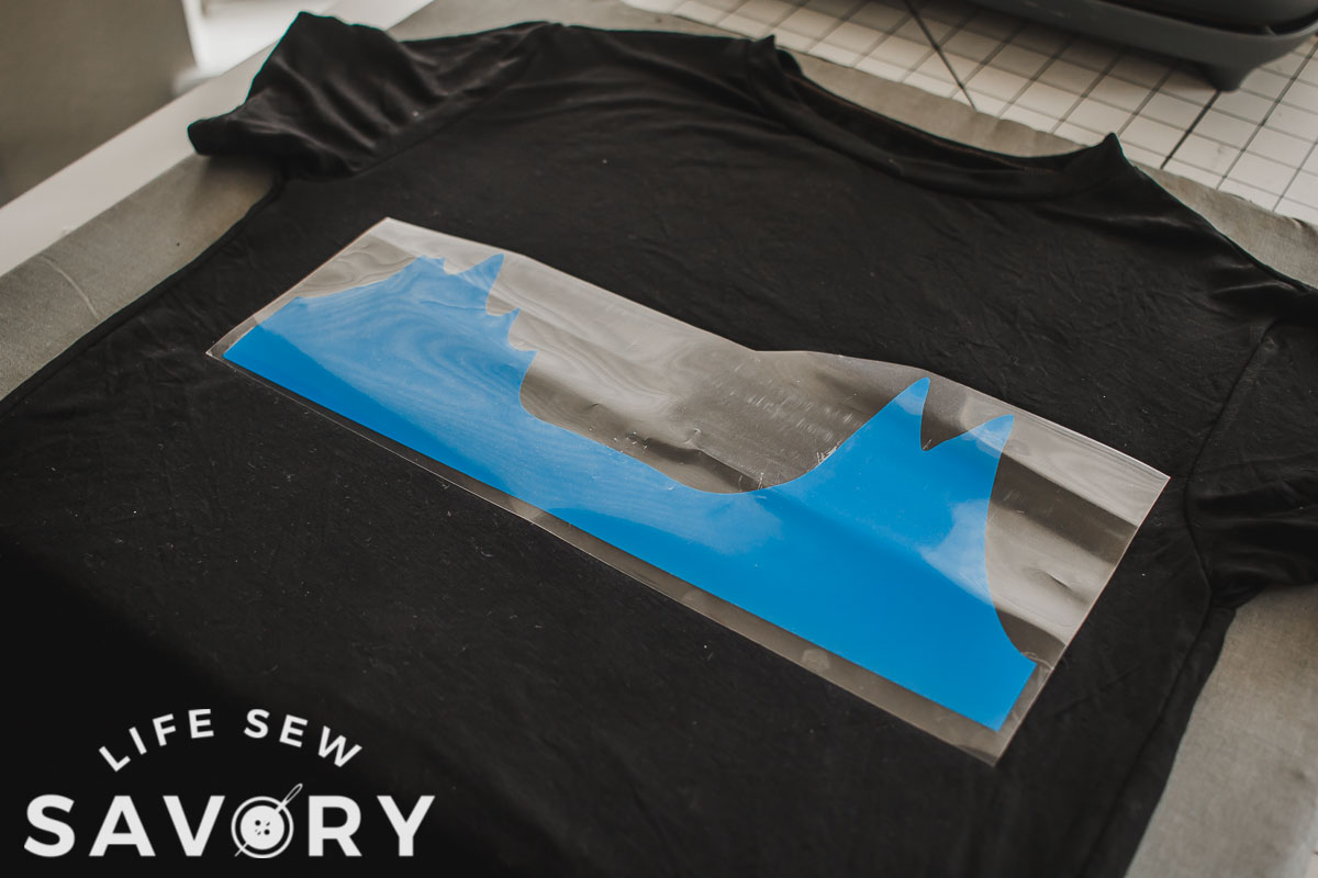 first layer of vinyl down