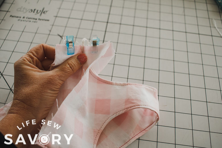 attach side seams right sides together