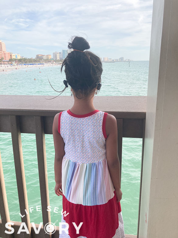 sew a tank dress with tiered skirt