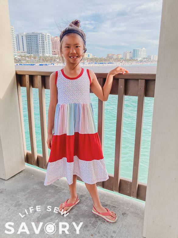 tiered tank dress sewing tutorial