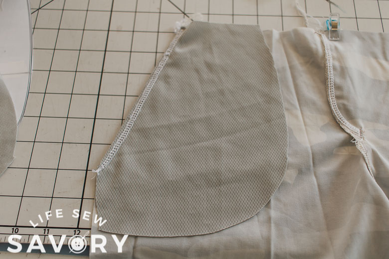 fold pocket back and top-stitch