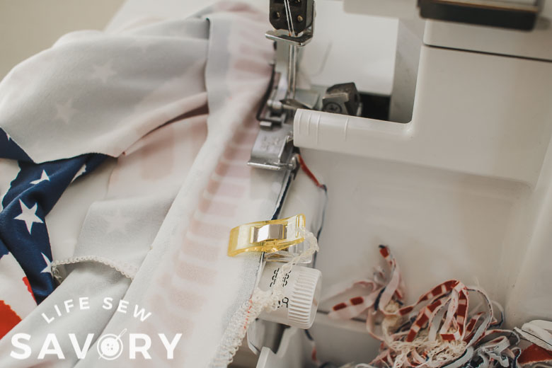 sew binding to neckline