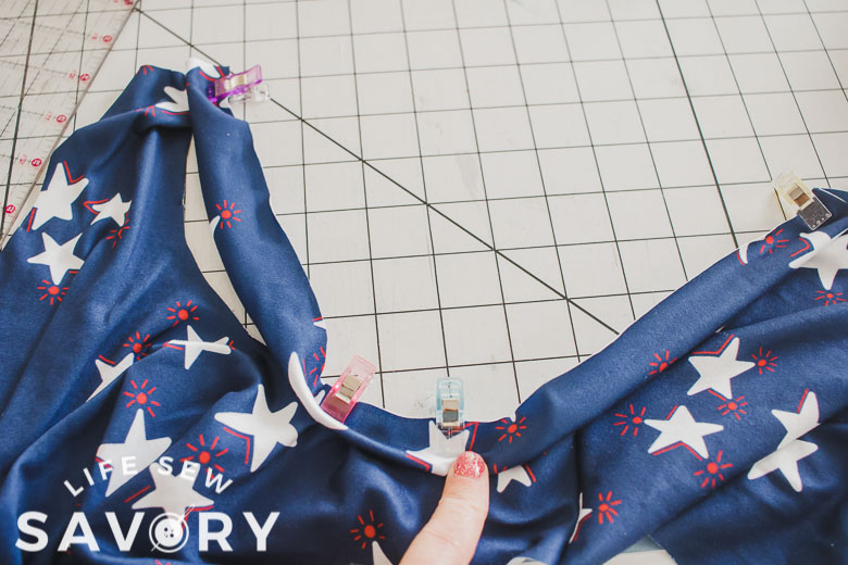 clip on folded binding