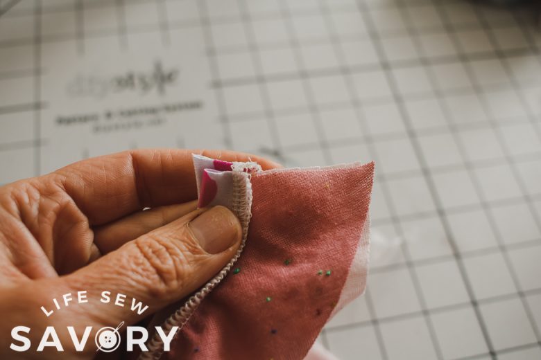 sew other shoulder seam