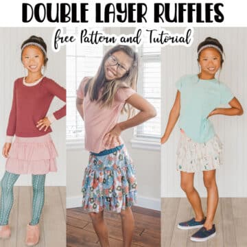 how to sew a ruffled skirt