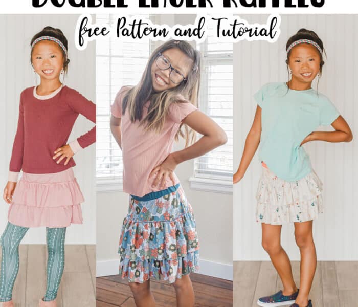 how to sew a ruffled skirt