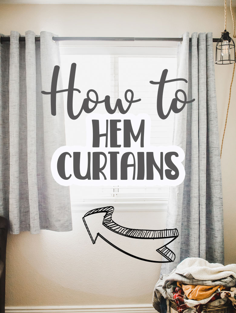 how to hem curtains two ways