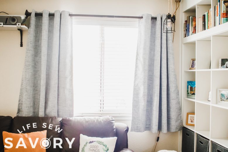 how to hem curtains without sewing