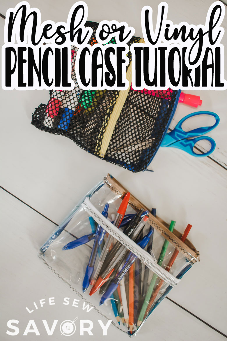 sew a mesh pencil case tutorial