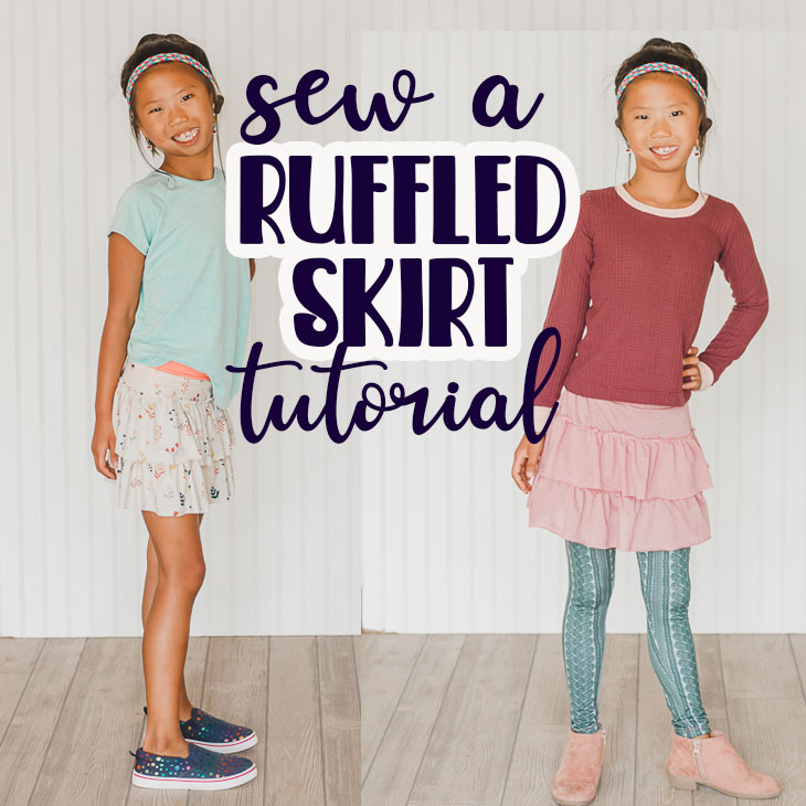 how to sew a ruffled skirt