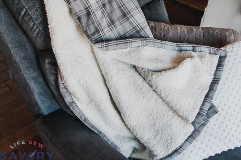 cozy sherpa blanket