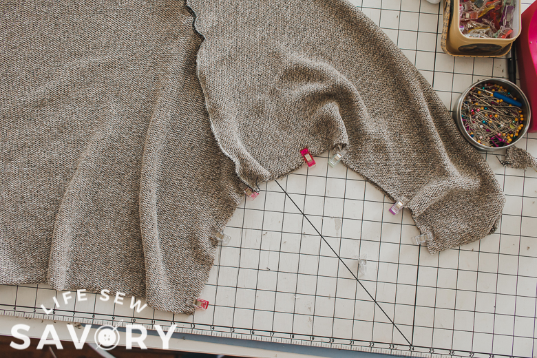 sew side seams