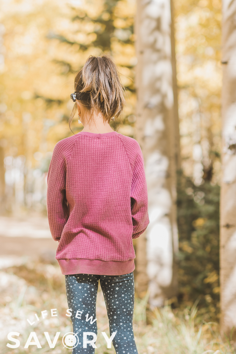 loose fit sweatshirt sewing hack