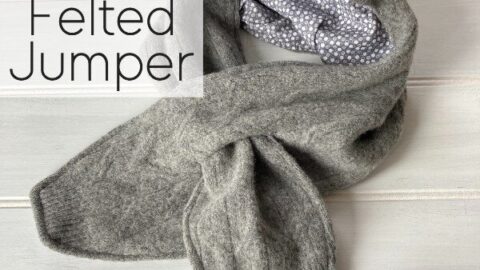 Image for How to Make an Upcycled Scarflette