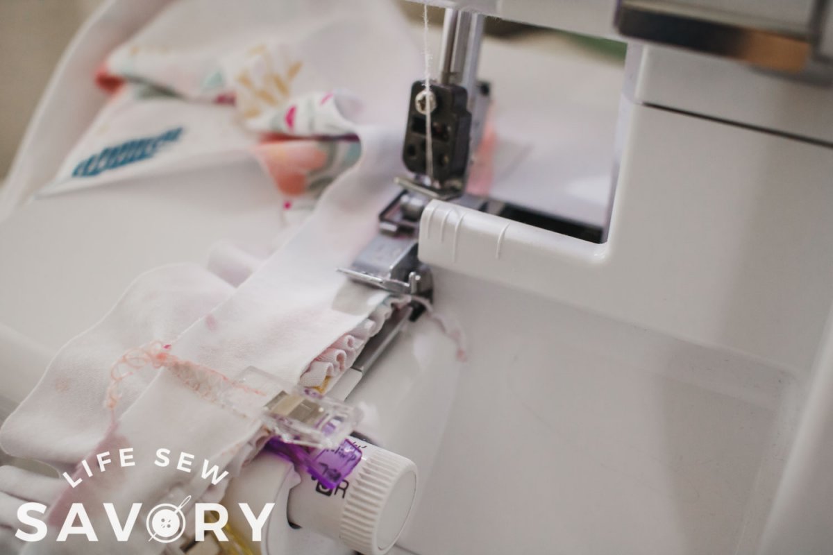 sew all layers to secure