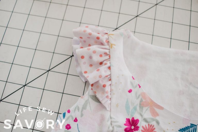 How to add ruffles to shoulders - Life Sew Savory