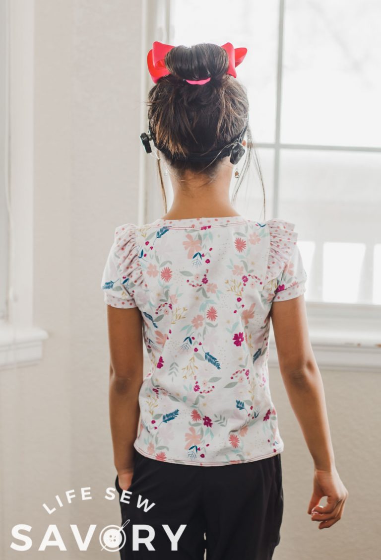 How to add ruffles to shoulders - Life Sew Savory