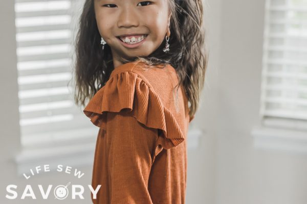 How to add ruffles to shoulders - Life Sew Savory