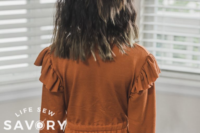 How to add ruffles to shoulders - Life Sew Savory