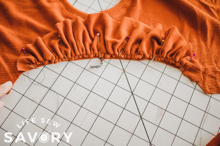 How to add ruffles to shoulders - Life Sew Savory