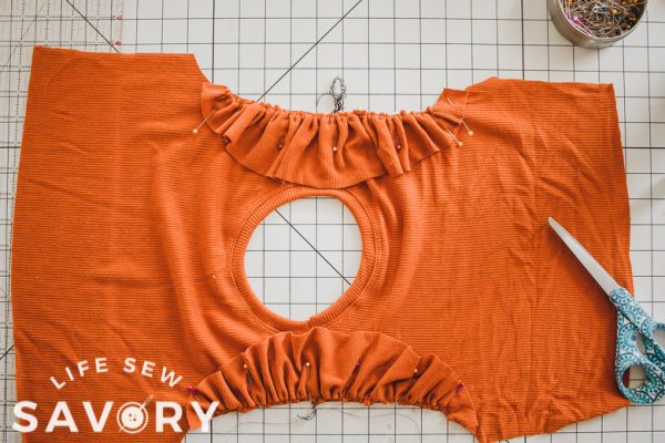 How to add ruffles to shoulders - Life Sew Savory