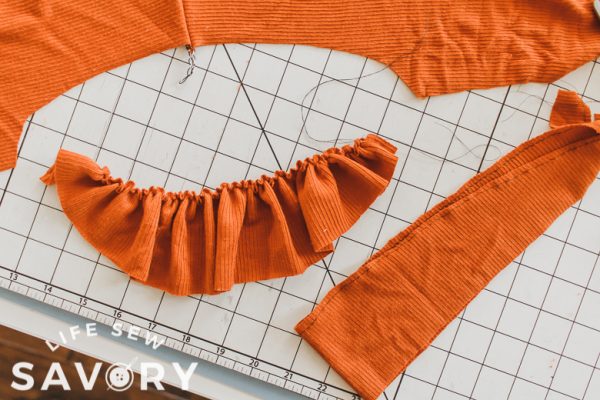 How to add ruffles to shoulders - Life Sew Savory