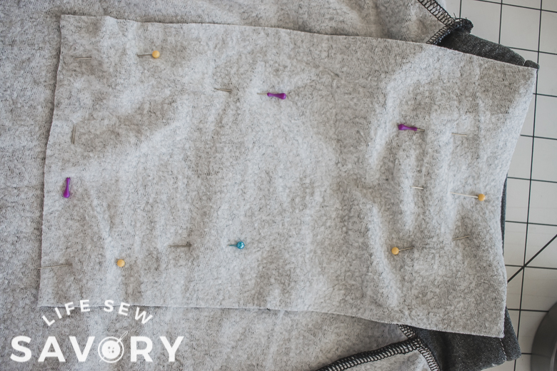 pin to wrong side of shirt