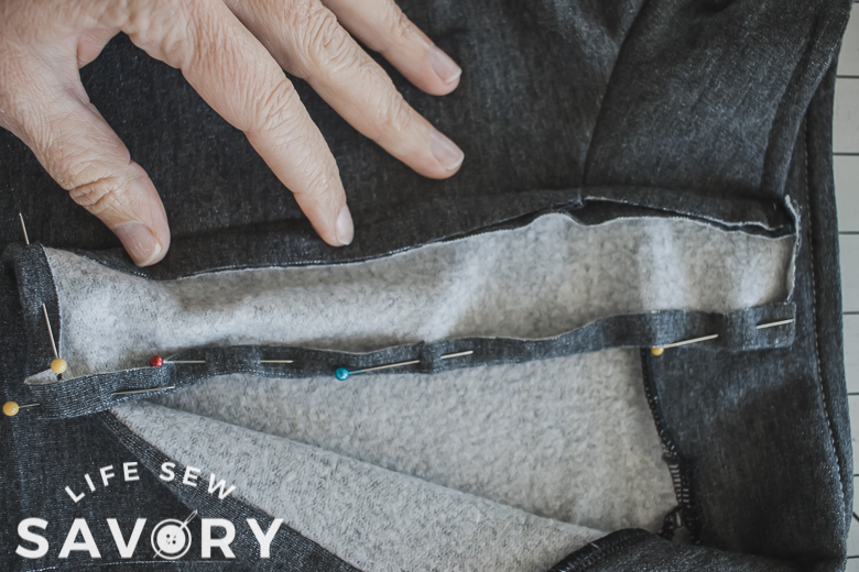 press under seam allowance