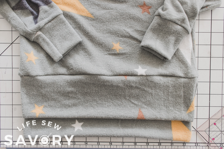 fun split hem and cuffs