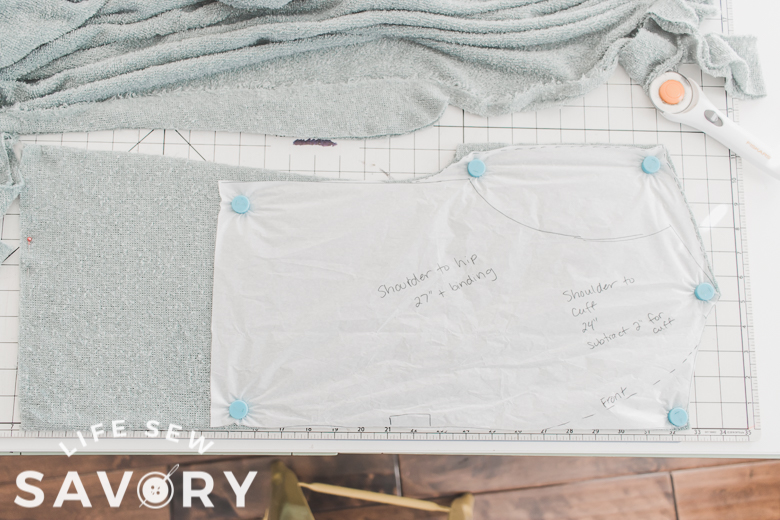 drop shoulder cardigan