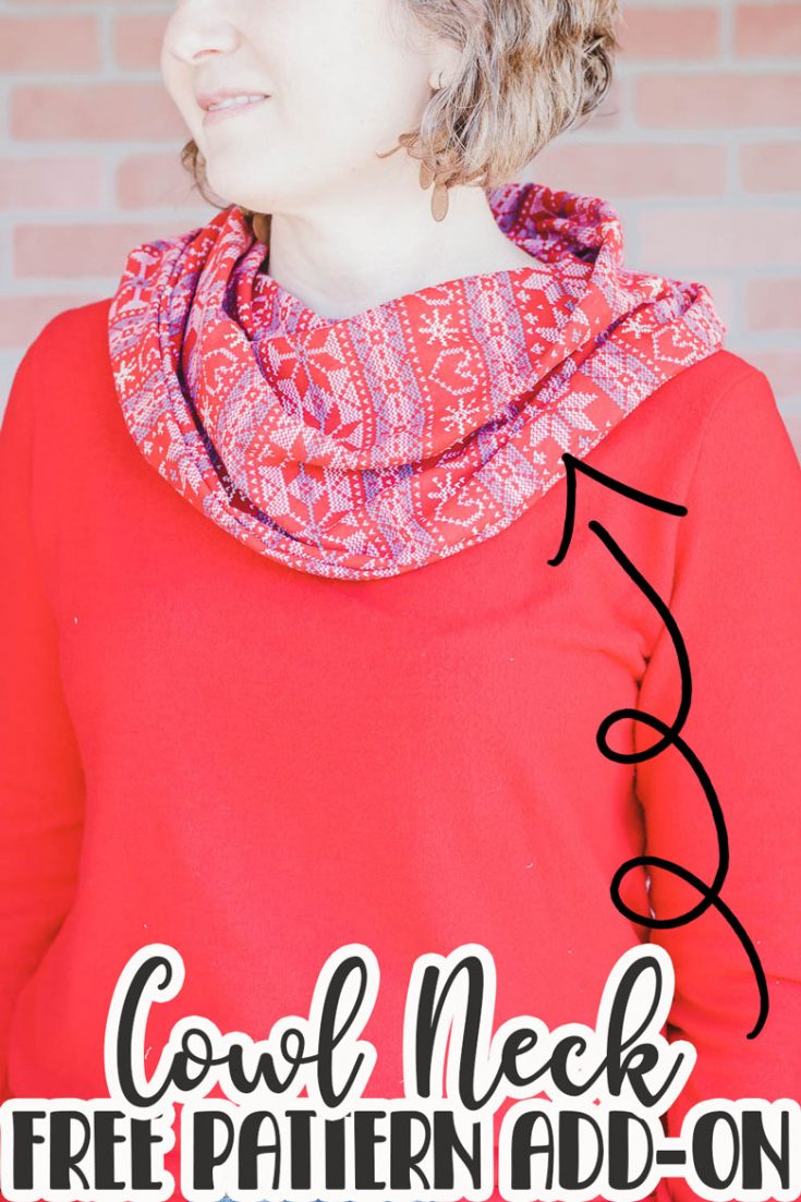 Cowl Neck Sweater Free Pattern - Life Sew Savory