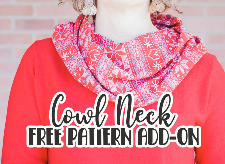 cowl neck free sewing pattern