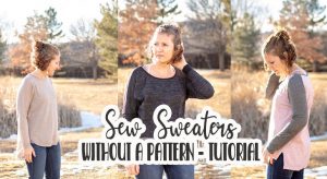 Make your own sweater - sewing tutorial