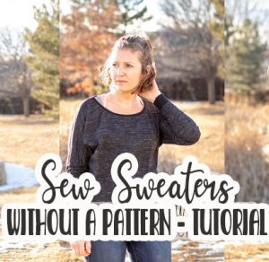 how to make a sweater without a pattern