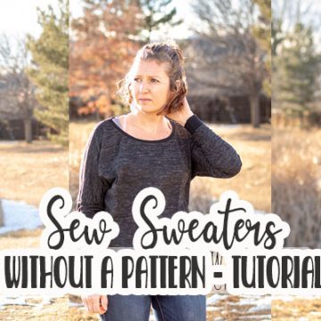 how to make a sweater without a pattern