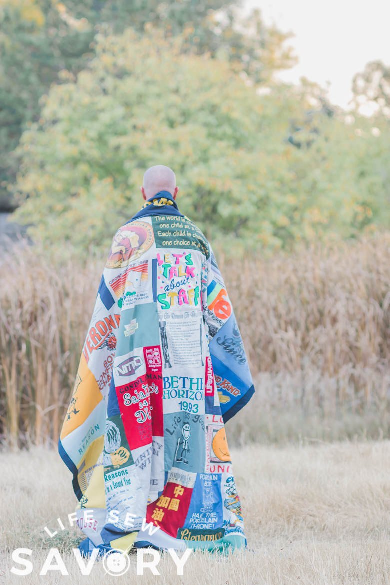 how to sew a t-shirt quilt