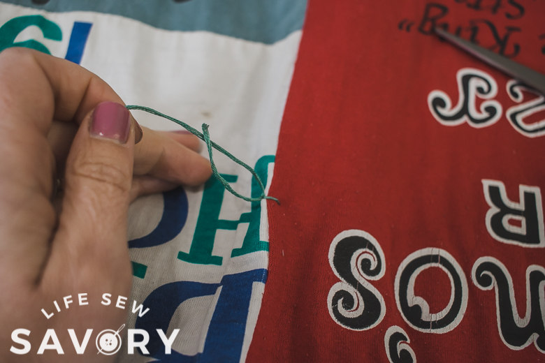 sew several ties into the shirt