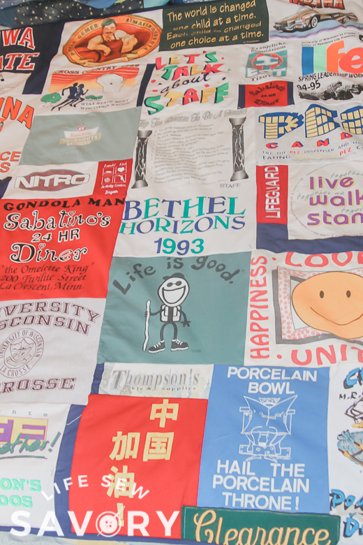 original tshirt quilt