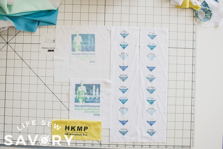 smaller squares pieces together