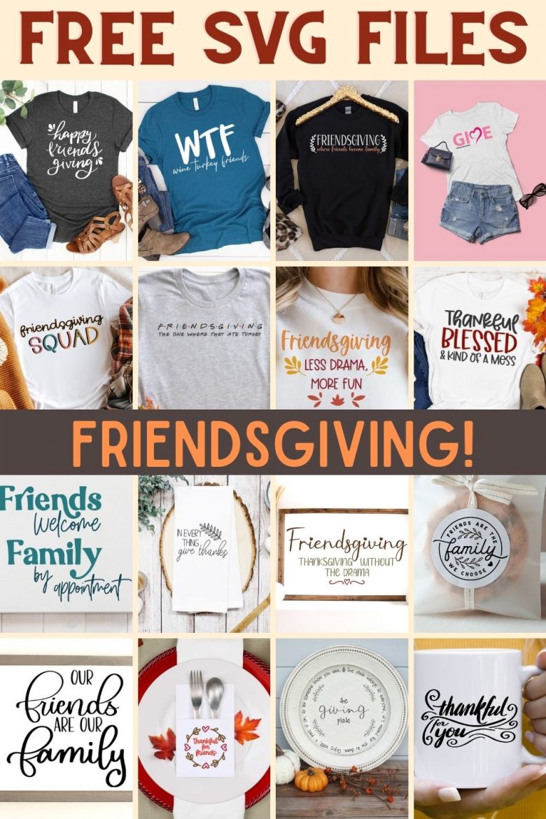 friendsgiving themed free svg files