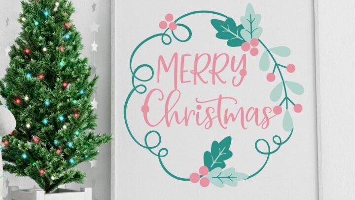 Merry Christmas Wreath