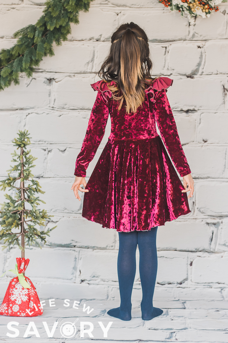 twirly christmas dress