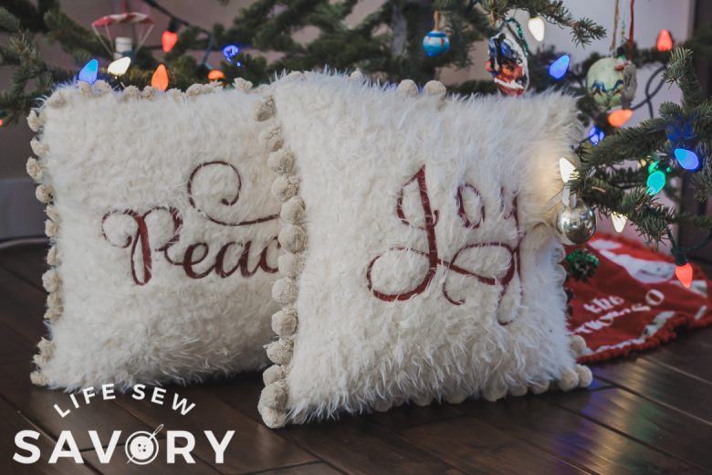 pom pom pillow